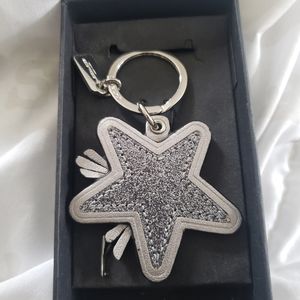 Coach Star Keychain
